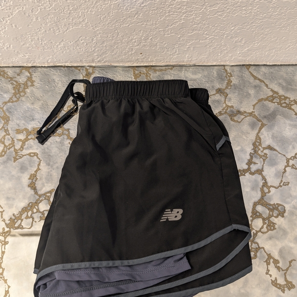 New Balance Black Running Shorts - Picture 3 of 8